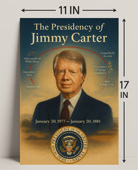 Jimmy Carter Presidency Wall Art Print Decor PosterGoat