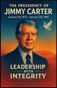 Jimmy Carter Presidency Wall Art Print PosterGoat
