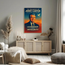 Jimmy Carter Presidency Wall Art Print PosterGoat
