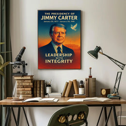 Jimmy Carter Presidency Wall Art Print PosterGoat