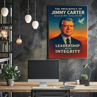 Jimmy Carter Presidency Wall Art Print PosterGoat