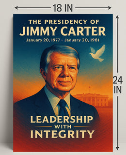 Jimmy Carter Presidency Wall Art Print PosterGoat