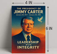 Jimmy Carter Presidency Wall Art Print PosterGoat