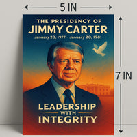 Jimmy Carter Presidency Wall Art Print PosterGoat