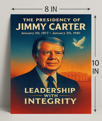 Jimmy Carter Presidency Wall Art Print PosterGoat