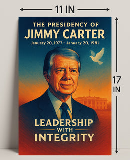 Jimmy Carter Presidency Wall Art Print PosterGoat