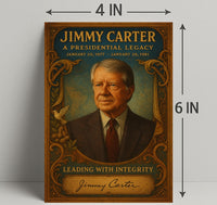 Jimmy Carter Presidential Legacy Wall Art Print PosterGoat
