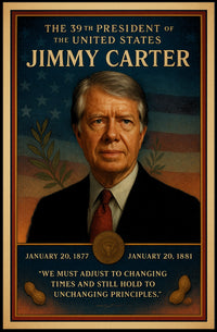 Jimmy Carter United States Leader Wall Print PosterGoat