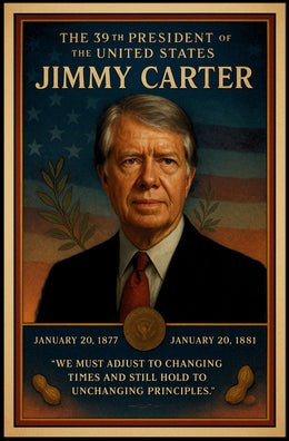Jimmy Carter United States Leader Wall Print PosterGoat