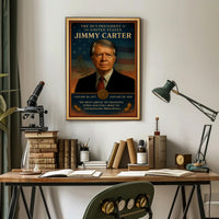 Jimmy Carter United States Leader Wall Print PosterGoat