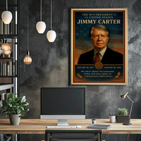 Jimmy Carter United States Leader Wall Print PosterGoat