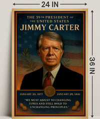Jimmy Carter United States Leader Wall Print PosterGoat