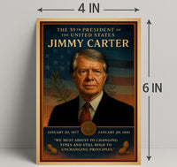 Jimmy Carter United States Leader Wall Print PosterGoat