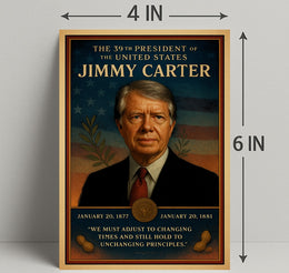 Jimmy Carter United States Leader Wall Print PosterGoat