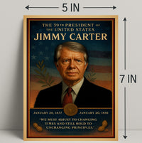 Jimmy Carter United States Leader Wall Print PosterGoat