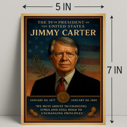 Jimmy Carter United States Leader Wall Print PosterGoat