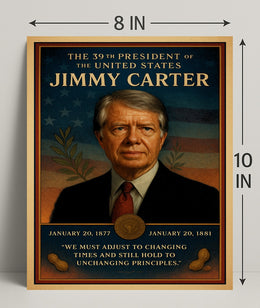 Jimmy Carter United States Leader Wall Print PosterGoat