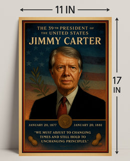 Jimmy Carter United States Leader Wall Print PosterGoat