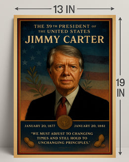 Jimmy Carter United States Leader Wall Print PosterGoat
