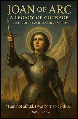 Joan of Arc Courage Poster Wall Art PosterGoat