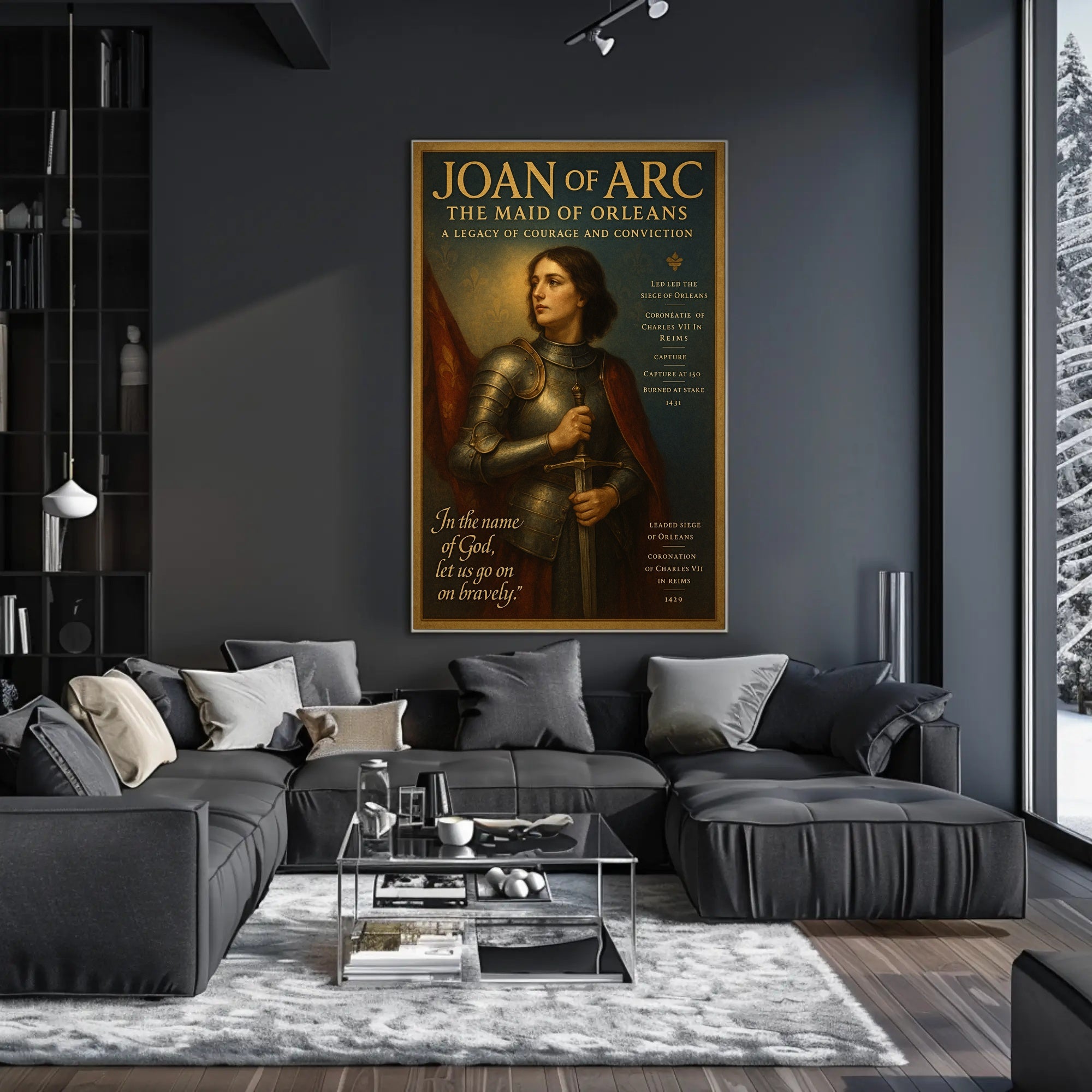 Joan of Arc The Maid of Orleans Poster PosterGoat
