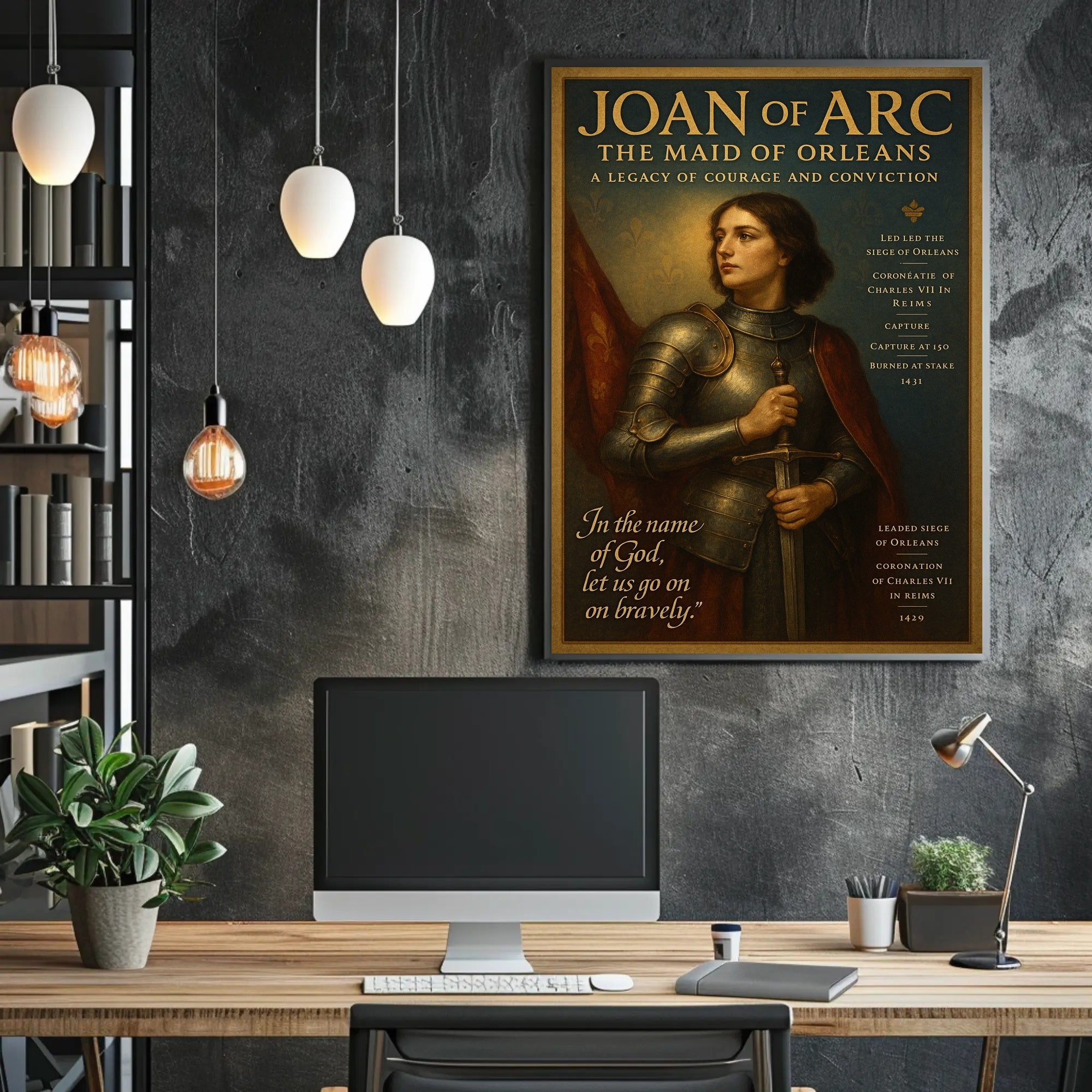 Joan of Arc The Maid of Orleans Poster PosterGoat