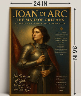 Joan of Arc The Maid of Orleans Poster PosterGoat