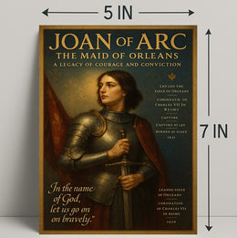 Joan of Arc The Maid of Orleans Poster PosterGoat