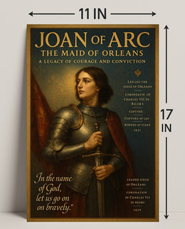 Joan of Arc The Maid of Orleans Poster PosterGoat