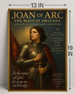Joan of Arc The Maid of Orleans Poster PosterGoat