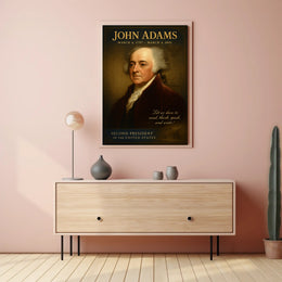 John Adams 2nd President Poster PosterGoat