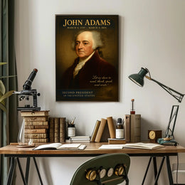 John Adams 2nd President Poster PosterGoat
