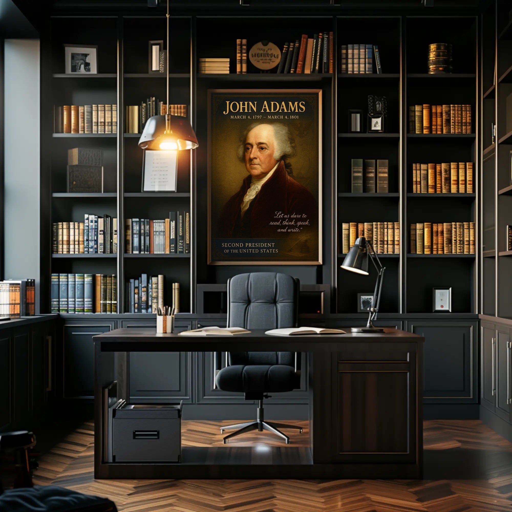 John Adams 2nd President Poster PosterGoat