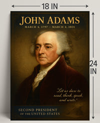 John Adams 2nd President Poster PosterGoat