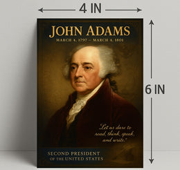 John Adams 2nd President Poster PosterGoat