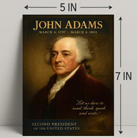 John Adams 2nd President Poster PosterGoat