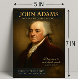 John Adams 2nd President Poster PosterGoat