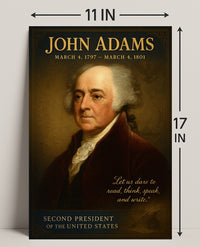 John Adams 2nd President Poster PosterGoat
