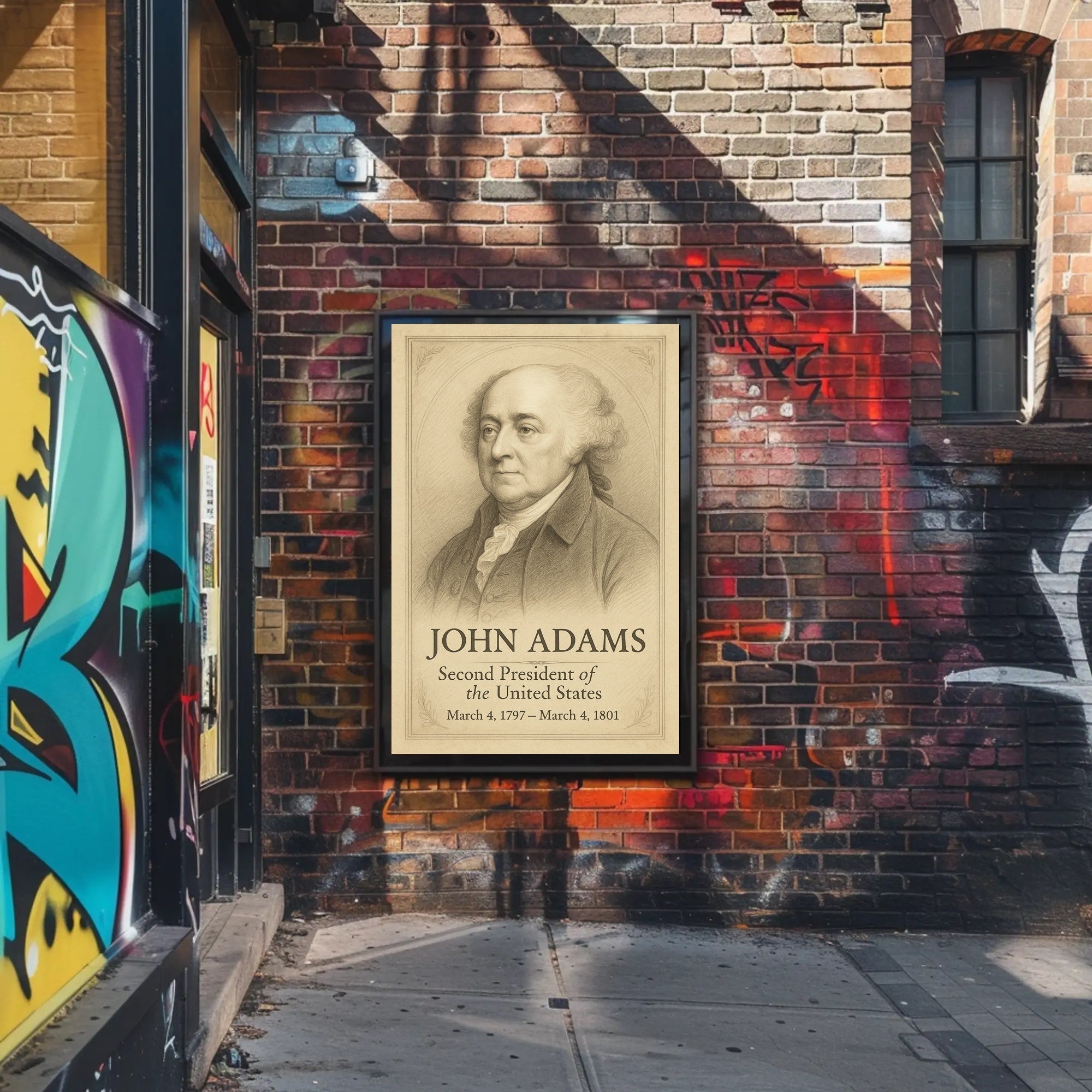 John Adams 2nd President Poster PosterGoat