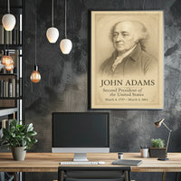 John Adams 2nd President Poster PosterGoat