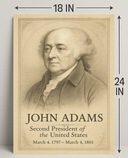 John Adams 2nd President Poster PosterGoat