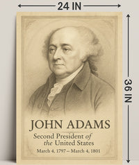 John Adams 2nd President Poster PosterGoat