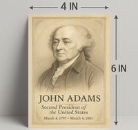 John Adams 2nd President Poster PosterGoat