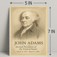 John Adams 2nd President Poster PosterGoat