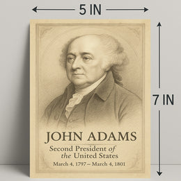 John Adams 2nd President Poster PosterGoat