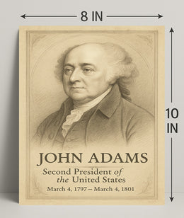 John Adams 2nd President Poster PosterGoat