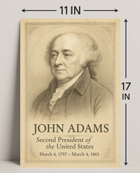 John Adams 2nd President Poster PosterGoat
