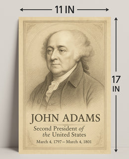 John Adams 2nd President Poster PosterGoat