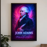 John Adams 2nd President Wall Art Print PosterGoat