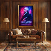 John Adams 2nd President Wall Art Print PosterGoat